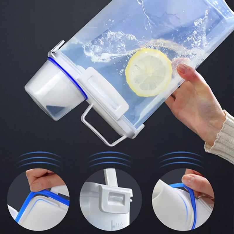 Pote Hermético Multiuso – Com Copo Medidor, Bico Dosador, Ideal para Cozinha e Lavanderia