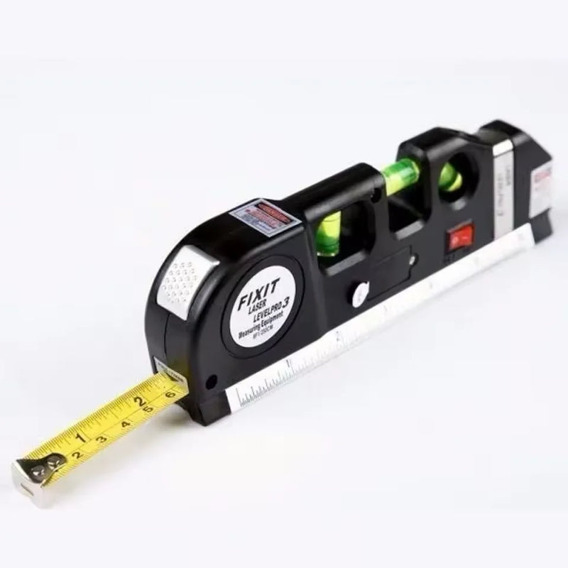 Nível a Laser Profissional Level Pro 3 – Com Trena Métrica, 3 Estágios de Medição e Alta Precisão