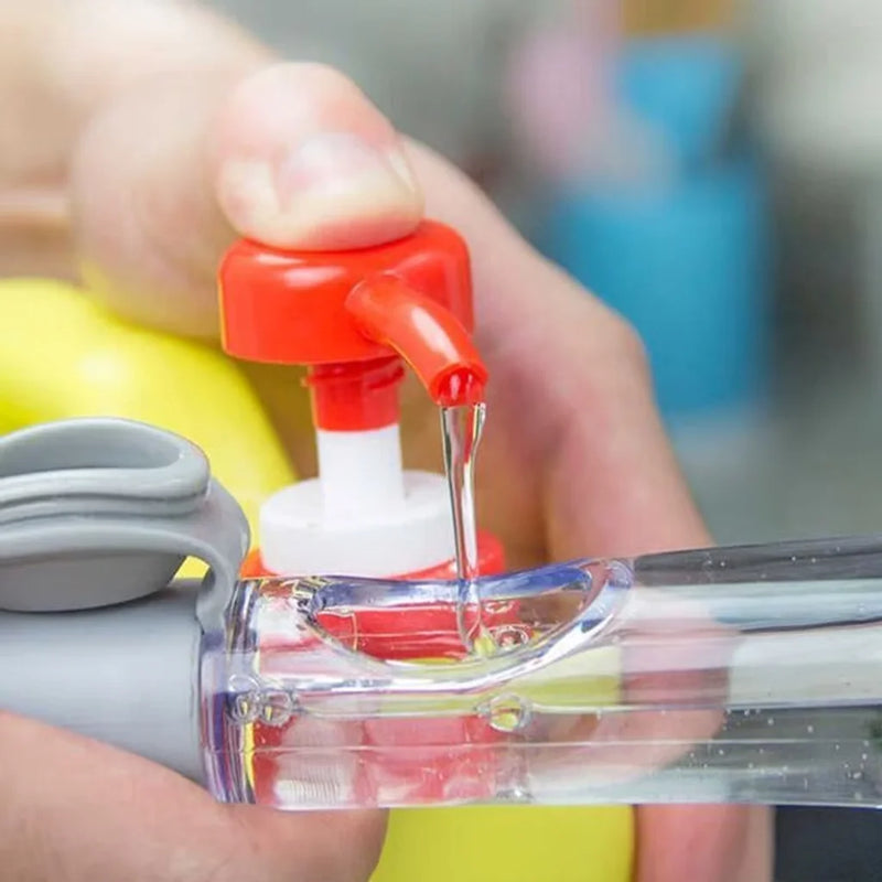 Dispensador de Detergente com Escova 2 em 1 – Multifuncional, Compacto e Durável para Limpeza de Cozinha