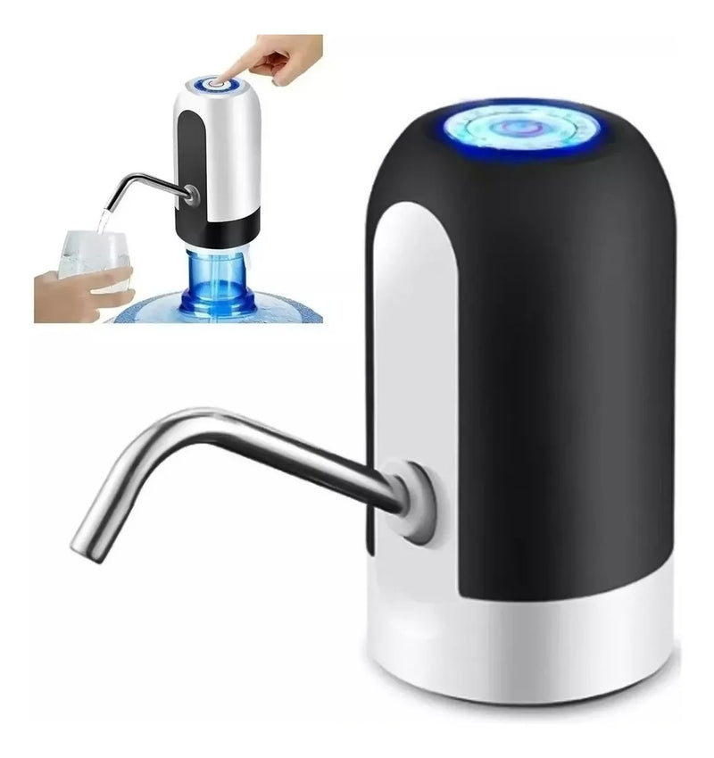 Bomba Elétrica de Água Potável – Portátil, Universal, Recarregável por USB, para Garrafas e Jarras