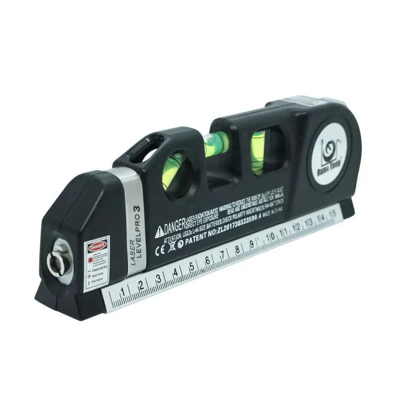 Nível a Laser Profissional Level Pro 3 – Com Trena Métrica, 3 Estágios de Medição e Alta Precisão