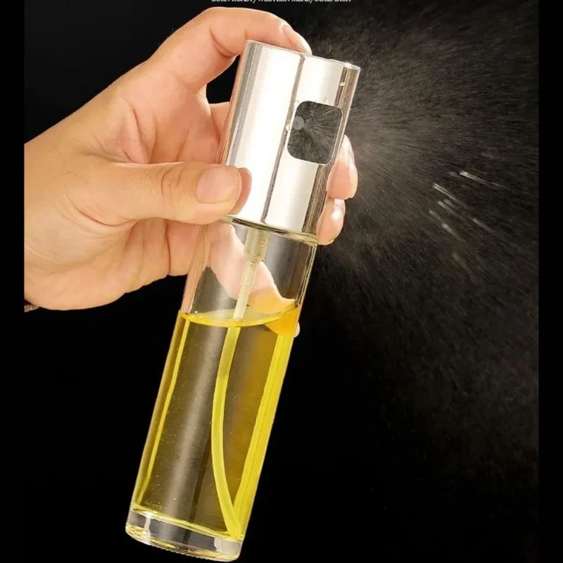 Spray de Azeite e Vinagre em Vidro – Dosador Preciso, 100ml, Cozinha Prática e Higiênica