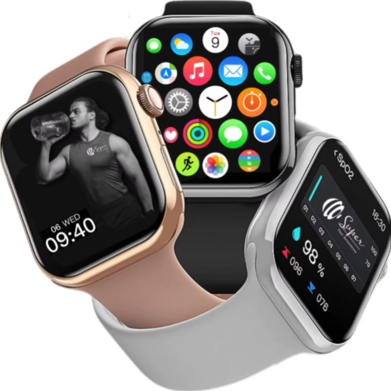 Smartwatch W55 – Relógio Inteligente com Tela Touch, Monitor Cardíaco, Notificações e Modo Esportivo