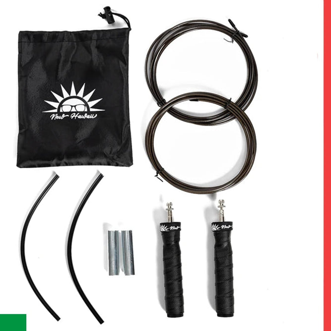 Corda de Pular Profissional Skid – Alta Velocidade, Rolamento de Esferas, Alça Antiderrapante, Treino Crossfit e Funcional