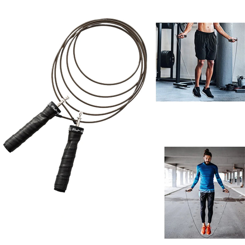 Corda de Pular Profissional Skid – Alta Velocidade, Rolamento de Esferas, Alça Antiderrapante, Treino Crossfit e Funcional